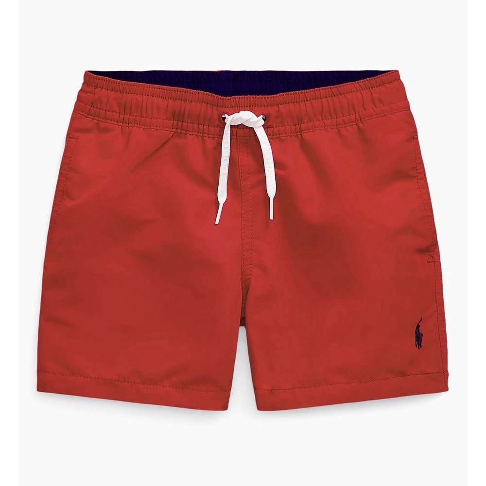 Polo Ralph Lauren 5.75"‎ Red Traveler Shorts Swim Trunks Size L